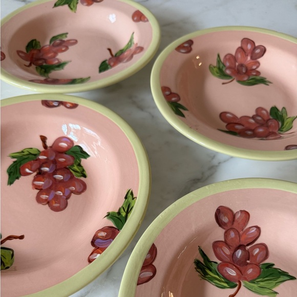 DROLL DESIGNS Hand Painted Signed Vintage Plate - Picture 3 of 4